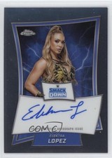 2025 Topps Chrome WWE Blue Brand Auto Elektra Lopez #BBA-ELE Auto 1u6