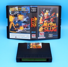Metal Slug 1 US English AES &bull; Neo Geo NGH Console/System &bull;&nbsp;SNK ~ Contra Shmup