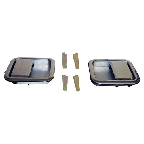 Kit de manija de puerta exterior Crown Automotive 5758172K incl. Cromo izquierdo y derecho H Foto 3 de 3