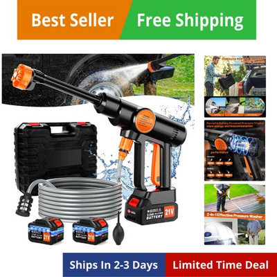#ad Cordless Pressure Washer Battery Powered Portable Power Washer Handheld Car... $162.76