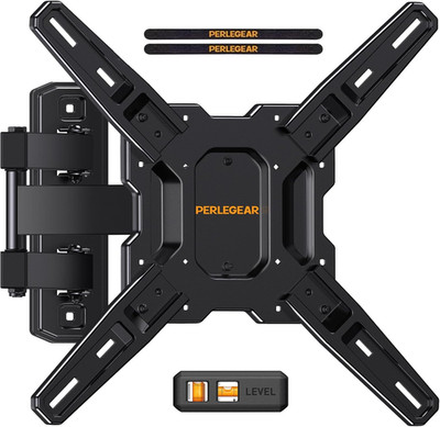 Perlegear Full Motion TV Mount for Most 26 65 Inch Flat or Curved Tvs up to 82 L