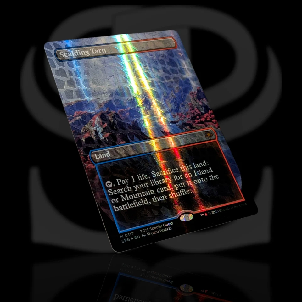 Scalding Tarn ~DRAGONSCALE~ Mythic TDM Special Guest & 4 Full Dragon Eye Lands - Image 2 of 4