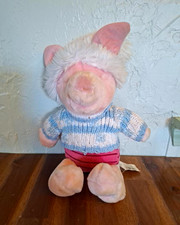 Disney Store Exclusive Piglet Winter Snowflake Sweater Hat 12" Plush Pooh