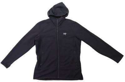 ARC TERYX Women s XL Black Kyanite Hoody Hoodie Fleece Hiking Jacket Coat $200