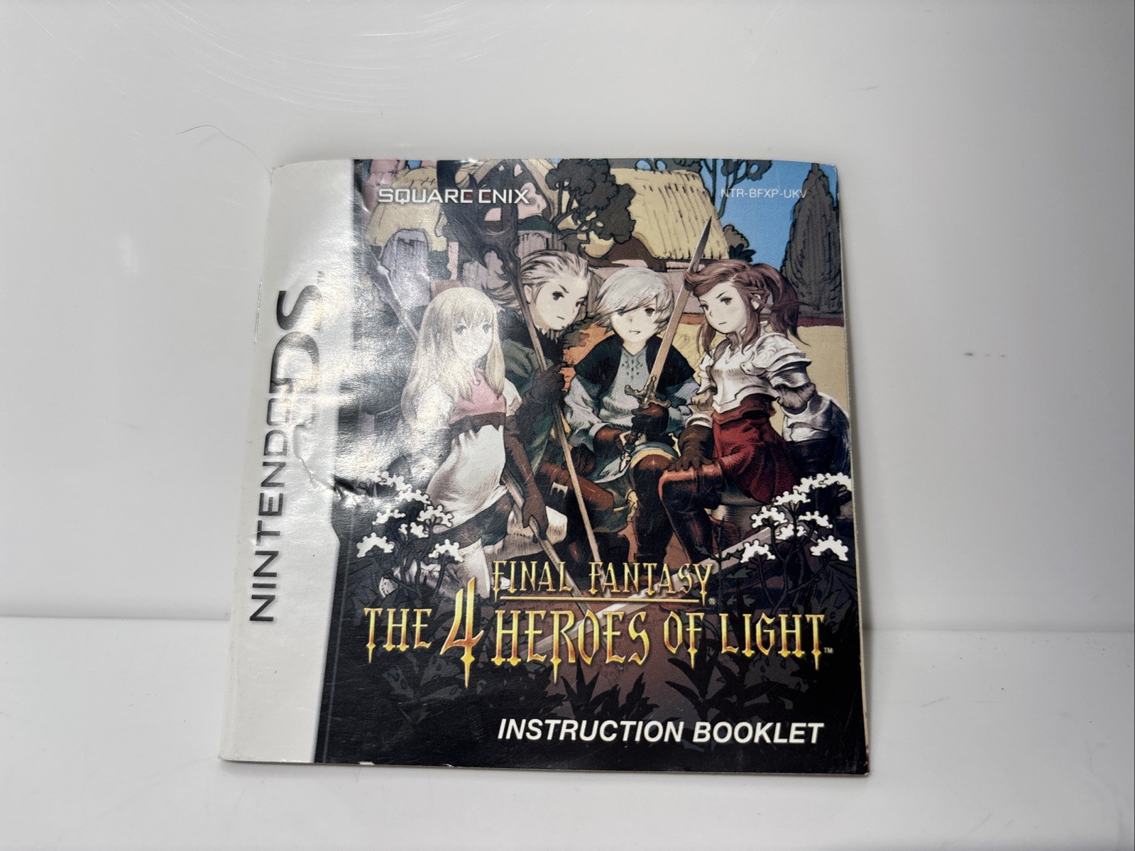 MANUAL ONLY - Final Fantasy: The 4 Heroes of Light (Nintendo DS)