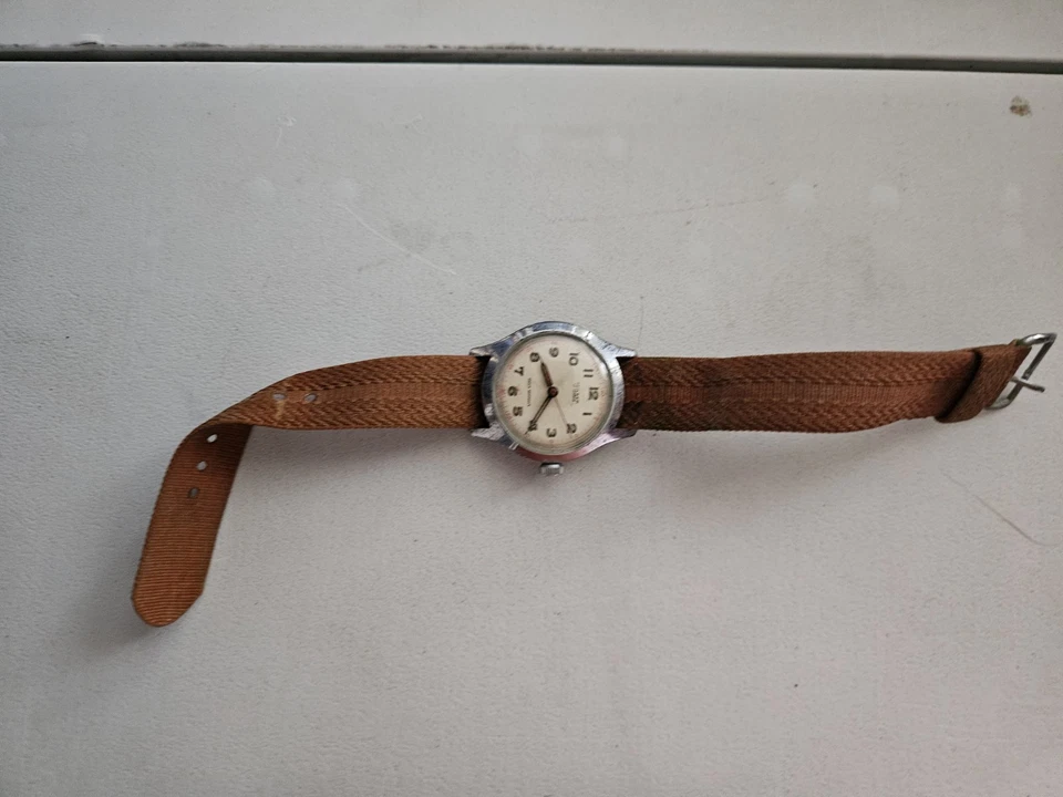 1950 Berman Milber relógio de pulso masculino 31mm para-choque automático estilo militar EB212 - Imagem 2 de 4