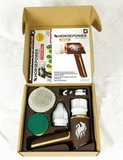 Horsepower Gold Waterproof Power Scrubber 5 Brush Heads Cordless Rechargeable