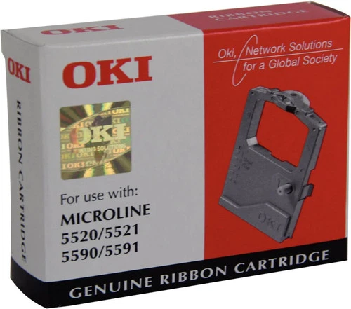 1 bis 10x OKI Farbband für OKI ML5520 Elite, Nylon, schwarz - SPARE BIS ZU 22%