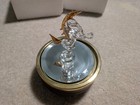 Glass 24k Gold Plated Unicorn Mirror Music Box song Impossible Dream song WORKS — photo 5
