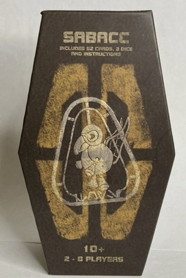 Disney Parks Star Wars Galaxy's Edge Sabacc Playing Card and Dice Game New