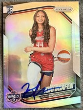 2025 Panini Prizm WNBA Silver Prizms Kiki Iriafen #149 RC AUTO IP Signed Card