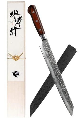 Sakai Takayuki Damascus Yanagiba Knife - Thumbnail 2