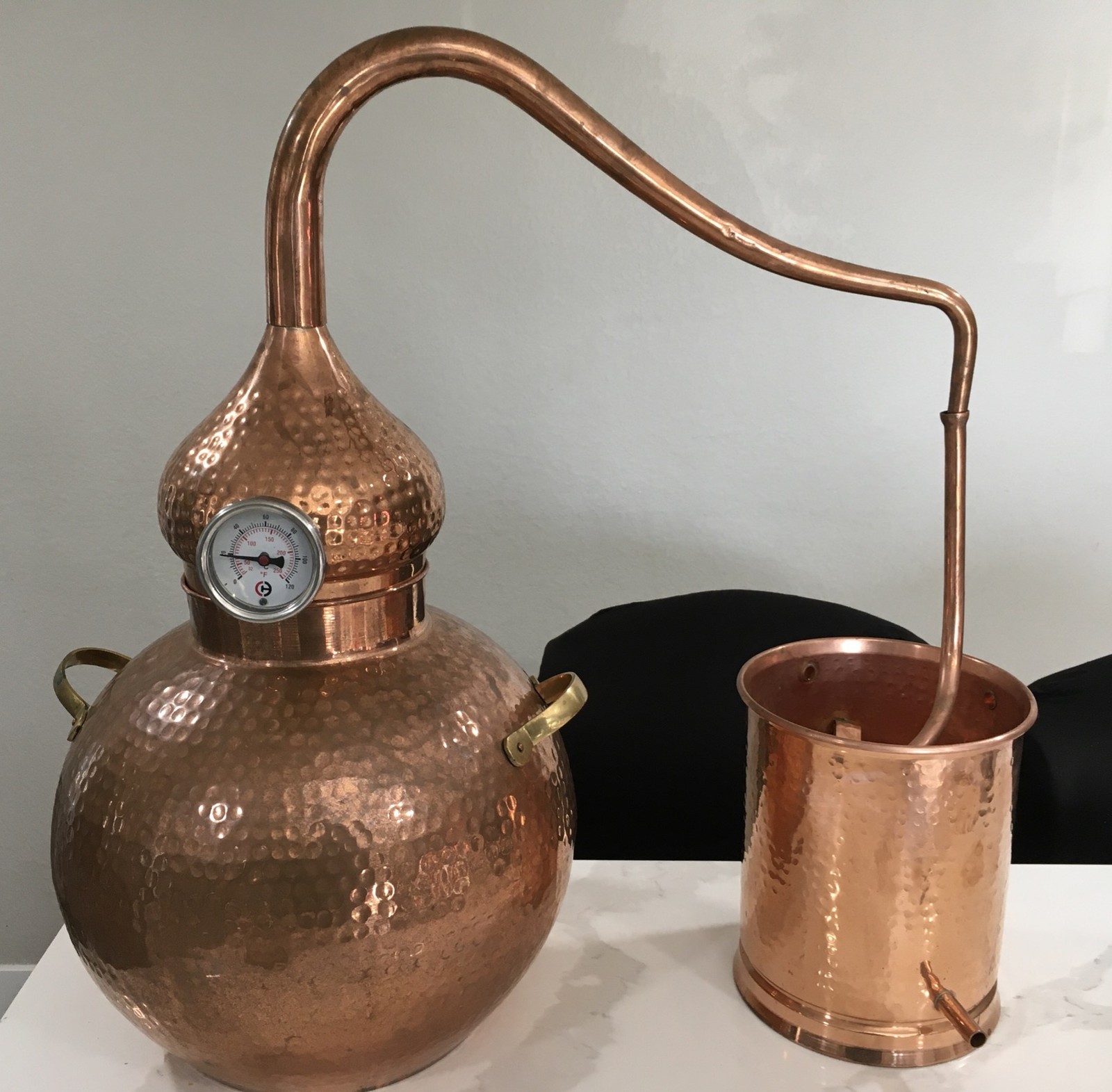 5 Gallon Pure Copper Alembic Still for Whiskey, Moonshine, Essential Oils