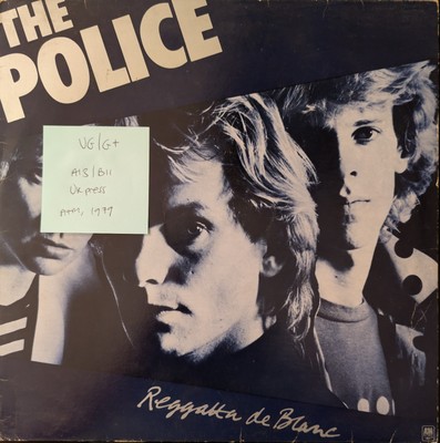 The Police Reggatta De Blanc Vinyl Record VG/G+ MLH64792 1979