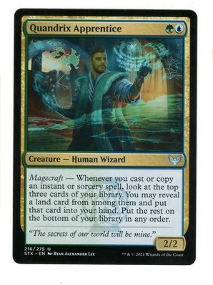 Quandrix Apprentice 216 Strixhaven: School of Mages Magic: The Gathering NM