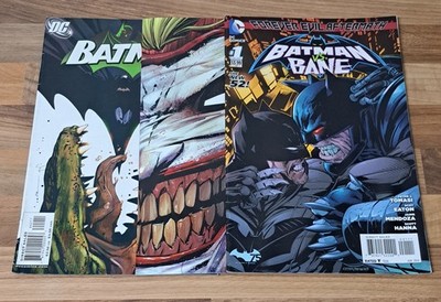 DC Comics Batman Vs Bane  Batman Death Of The Family Batman Killer Croc 3 Issues