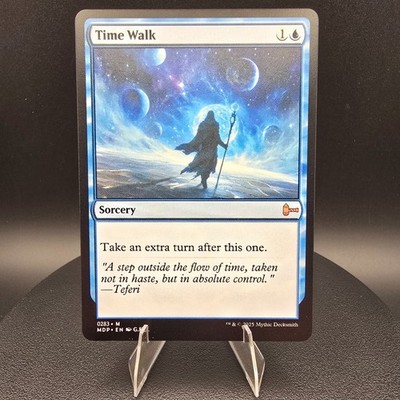 Time Walk - Custom Art MTG Card - High-Quality | eBay