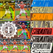 /10 2K Hit 2021 Topps Yadier Molina SSSP Gold Refractor 1st Day Red Black Bonus