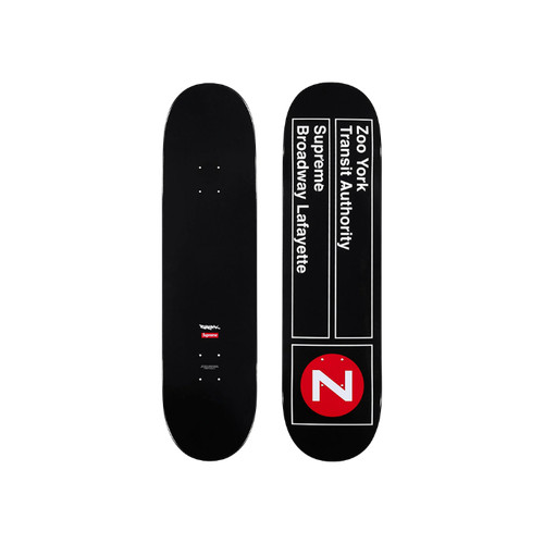 Supreme x Zoo York Skateboard Black 25SS