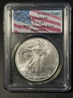 2001 WTC Ground Zero Recovery Silver Eagle $1 PCGS MS69 ASE