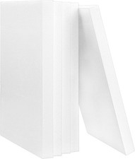 Schaumplatte 5 Stück 30x20x2 cm Weiß Bastelplatte Hartschaumstoff DIY
