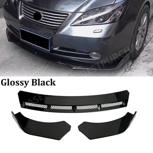 For Lexus ES250 ES300 ES330 ES350 3PCS Front Bumper Lip Splitter Spoiler Kit BE