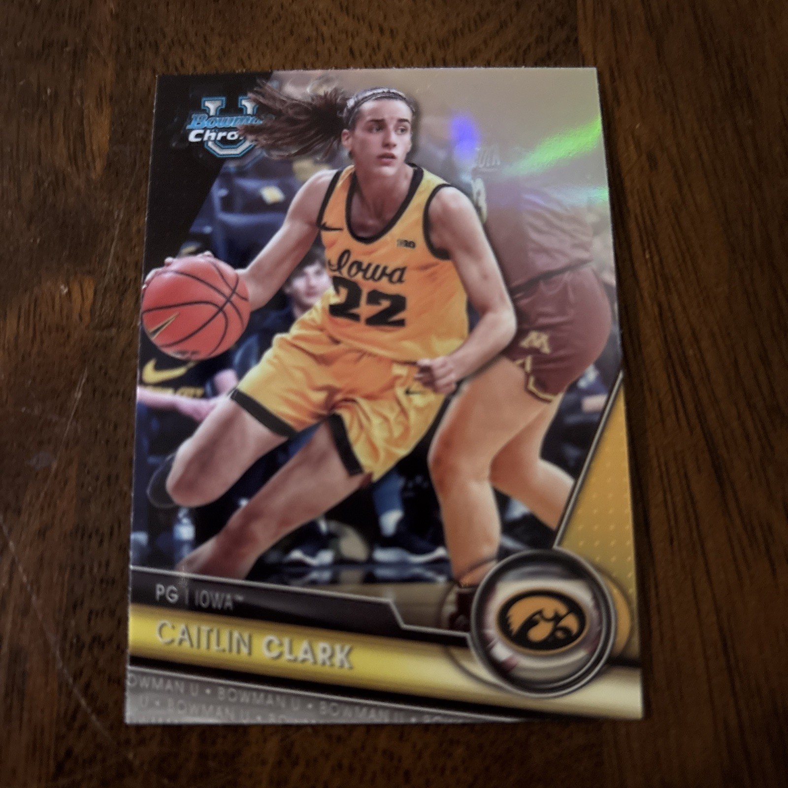 2023-24 Bowman University Chrome - Image Variation Caitlin Clark #34 (RC)