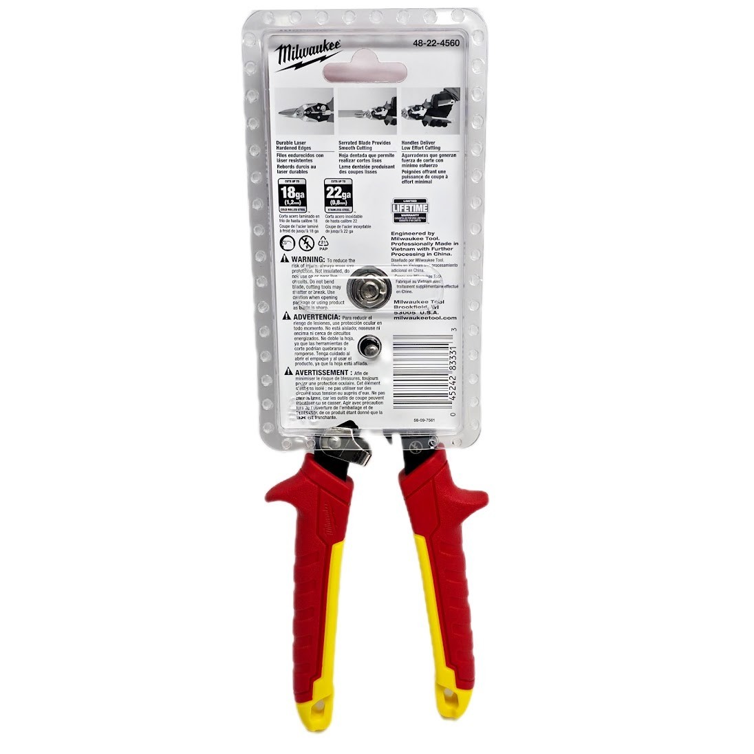 Milwaukee 48-22-4560 Straight Cutting Aviation Snips | eBay