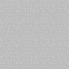 Feline Drive Fabric MEOWY CHRISTMAS Snow Dots Gray - Fat Quarter 18"x22" FQ