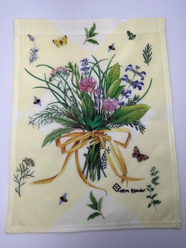 Drapeau de jardin d'art vintage Toland 14" x 11" drapeaux saisonniers de cour et de maison - Photo 18/23
