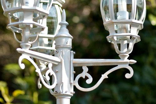 Laterne Gartenlaterne Kandelaber Außenlampe Stehleuchte Gartenlampe Wegeleuchte - Bild 8 von 9