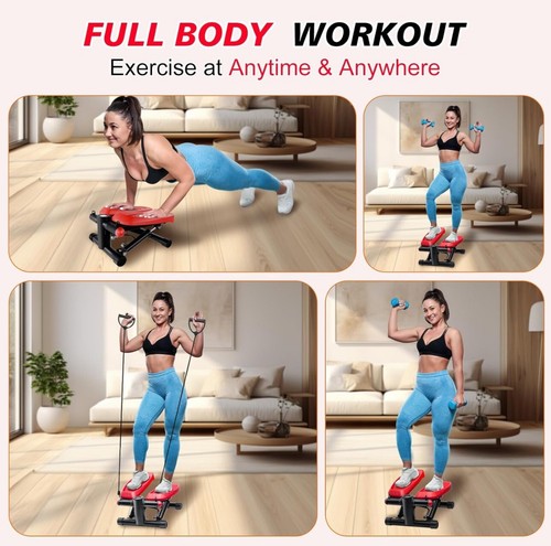 Steppers for Exercise at Home, Exclusive Patent Air-Powered Mini Stepper 300lbs - Picture 5 of 7