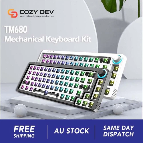 TM680 67 Keys PCB Case RGB Wired Hotswap Mechanical Switch Keyboard Kit  - Bild 1 von 15