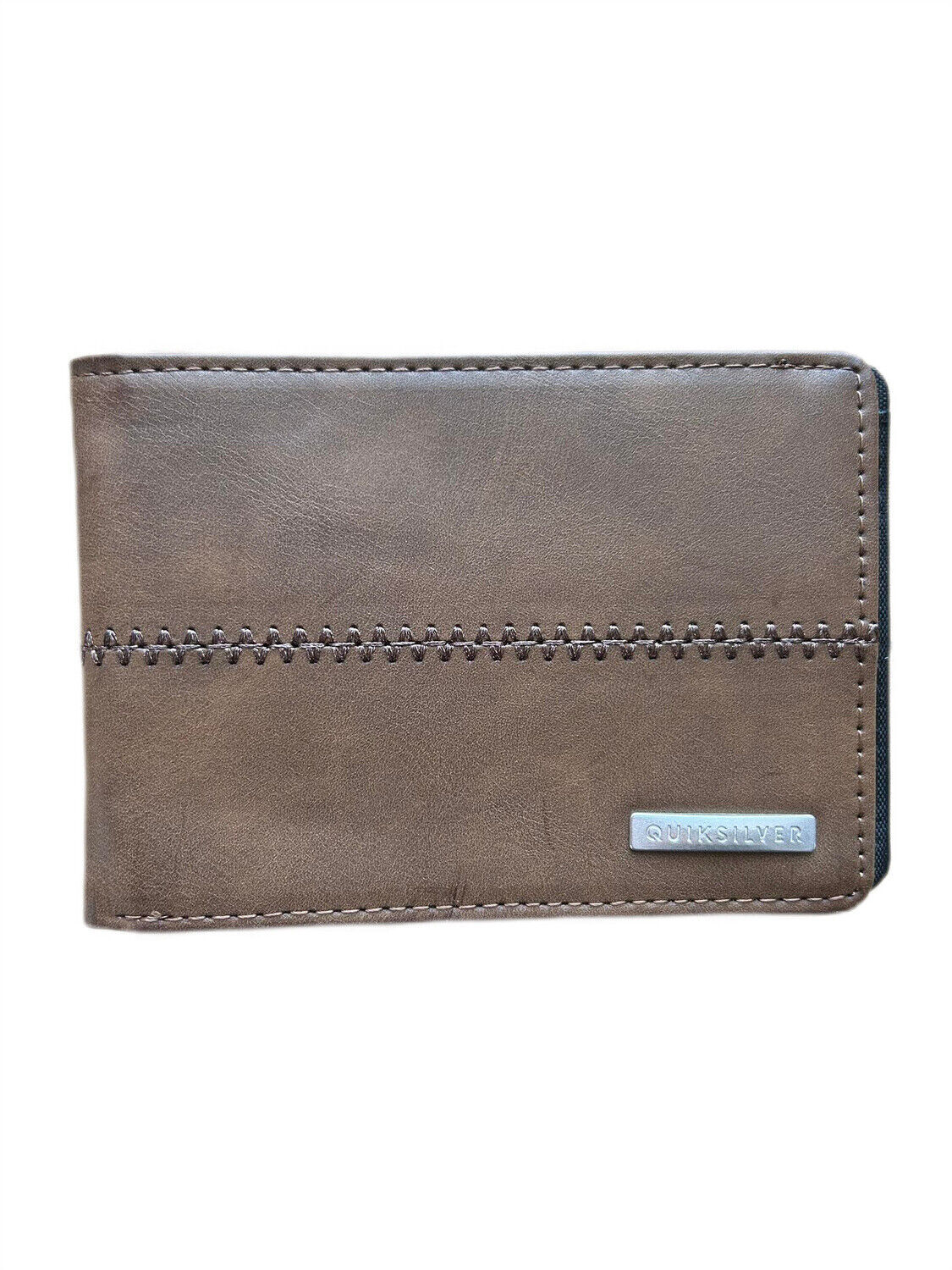 Portafoglio uomo Quiksilver Stitchy Tri-Fold marrone
