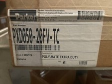 Parker Filter PXD050-20FV-TC, Polypropylene 5-Micron 20" Long, Viton 222 O-Rings