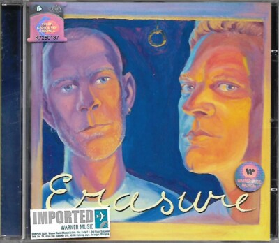 Erasure Self Titled Album CD Pressed in EU Warner Music Sythn-Pop