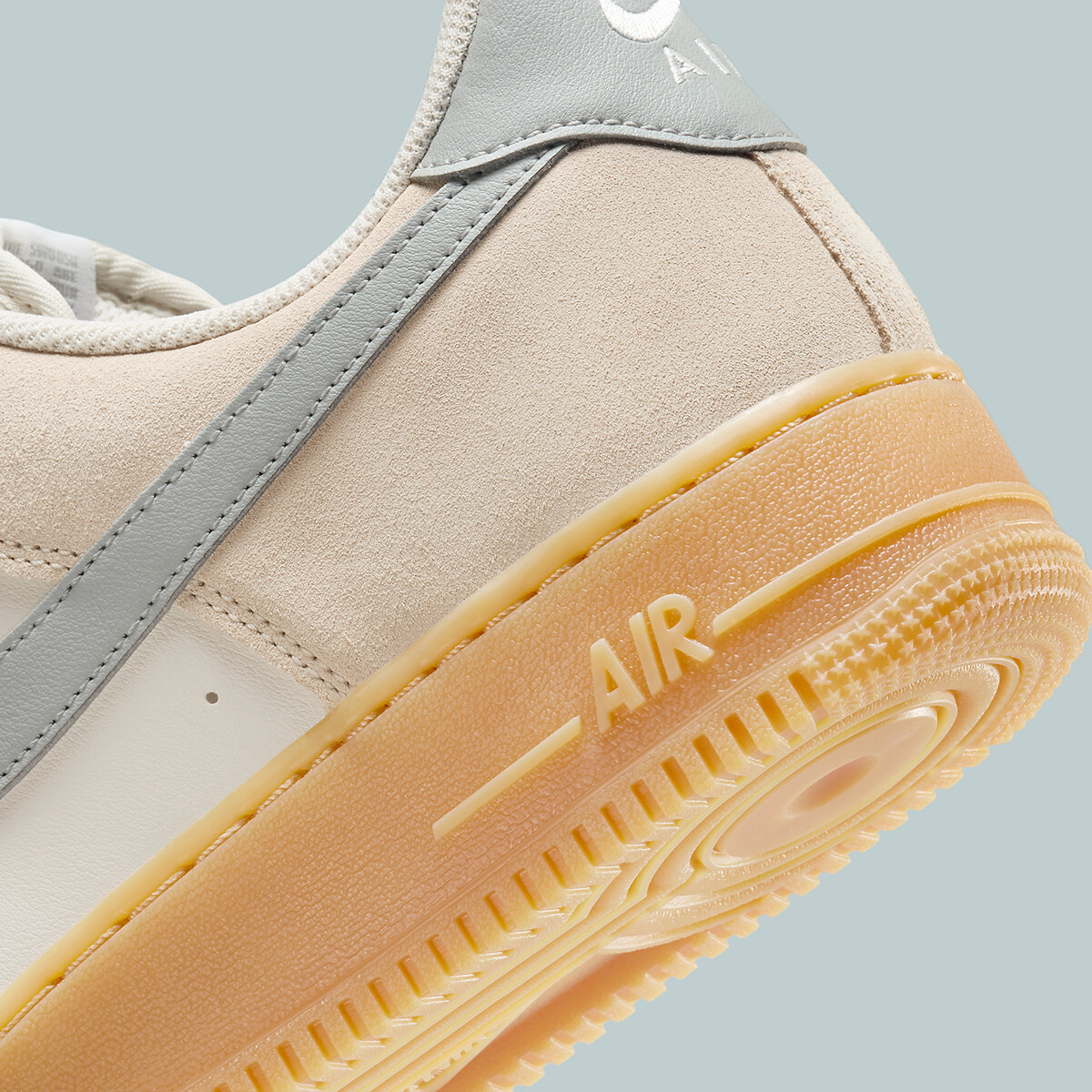 Nike Air Force 1 '07 LV8 Low Phantom Gum Yellow Smoke Grey FQ8714
