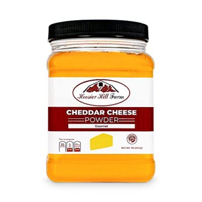 Cheddar Cheese Powder for Sprinkling on Popcorn Pretzels Salads, 1Lb