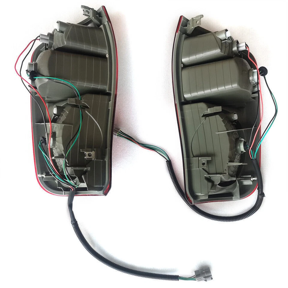 Par de luces traseras luces de freno traseras para Toyota Tundra 2004-2006 4 puertas doble cabina Foto 4 de 4