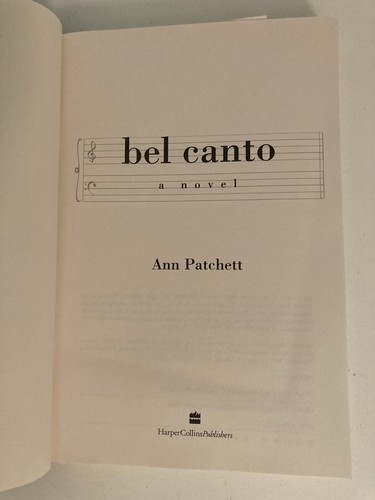 Bel Canto: Ein Roman von Ann Patchett (2001) Advance Reader's Edition ARC - Bild 3 von 4