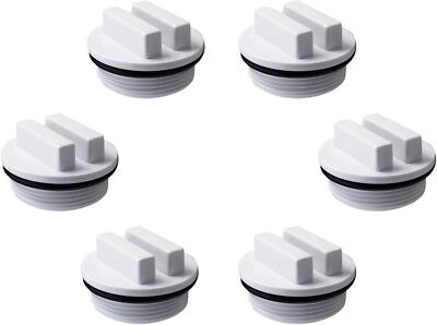 6PK 1.5'' Threaded Pool Return Line Winterizing Plug Filter Fits Hayward SP1022C
