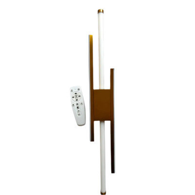 Moderne schwarze lineare LED-Wandleuchte