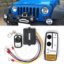 50ft15m Wireless Rc Kit Remote Control Truck Atv Winch Warn Ramsey 12v Car Auto