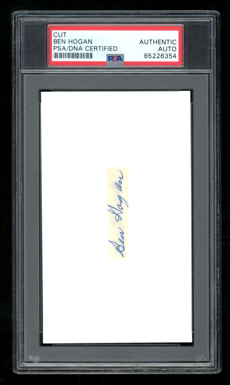 Ben Hogan Autographed Signed Cut PSA/DNA Authentic PGA Golf Auto ZZ2665 