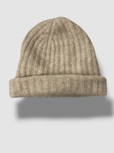 Holzweiler Women's Beige Merino Wool Knit Alpaca Erica Beanie One Size