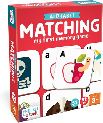 Chuckle & Roar - Matching Game Alphabet - Board for Kids 3 and up -... 