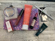 Mixed Lot Makeup Beauty 8 Pieces Ipsy Purple Sequince Bag