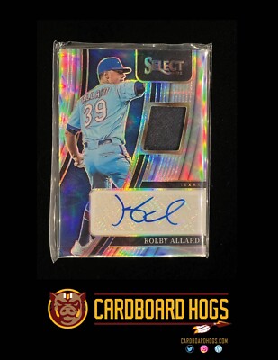 Kolby Albard - 2022 Select Signature Materials 41/99 #SMKO Texas Rangers