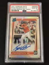 2021 Donruss Optic Ryan Mountcastle Rated Rookie Sig Holo RC PSA 10 GEM MINT 🔥