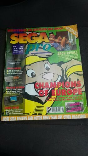 Sega Pro Magazine Issue 7 May 1992 *Wondermega interest* Retro gaming